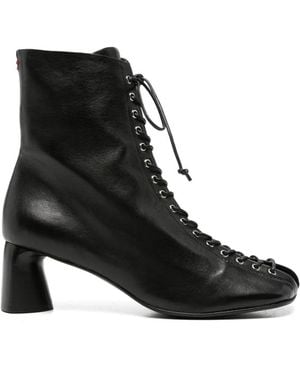 Halmanera Stivaletti Stringati - Nero