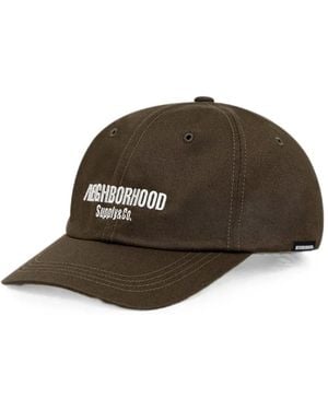 Neighborhood Baseballkappe Mit Logo - Braun