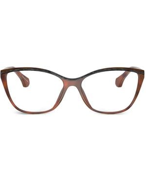 Alain Mikli Cat-Eye Frame Glasses - Brown