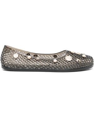 Ancient Greek Sandals Iro Ballet Flats - Grey