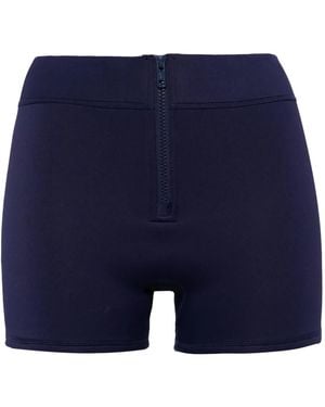 Duskii Zip-Up Swim Shorts - Blue