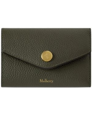 Mulberry Juniper Button Zip Wallet - Grey