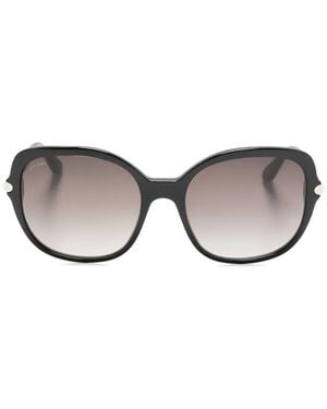 Aspinal of London Nova Oversized-Sonnenbrille - Schwarz