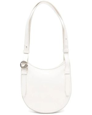 Coperni Mini Leather Tote Bag - White
