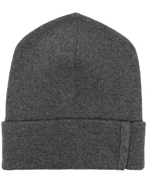 Brunello Cucinelli Cashmere Beanie - Gray