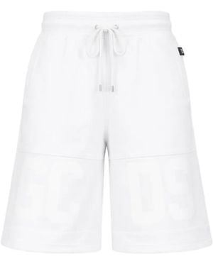 Gcds Logo Band Shorts - White