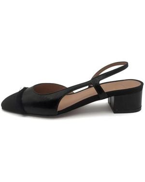 Roberto Festa Acanto Fringed Slingback Pumps - Black