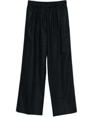 Aspesi Pantaloni Con Vita Elasticizzata - Nero