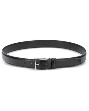 Anderson's Buckle-Fastening Leather Belt - White