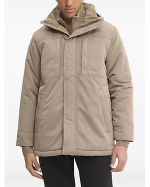 Hollister Hooded Zip Jacket - Natural