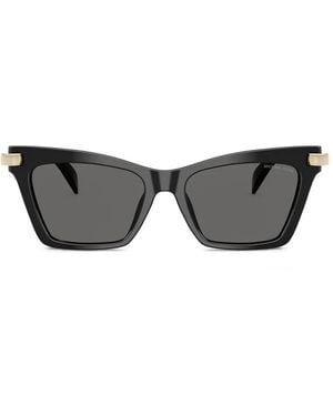 Michael Kors Grand Cayman Geometric-Frame Sunglasses - Grey