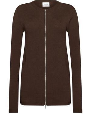 Wolford Zip-front wool cardigan - Braun
