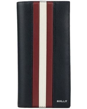 Bally Portefeuille En Cuir À Design Pliant - White