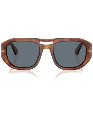Persol Vincent Square-Frame Sunglasses - Blue