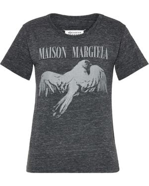 Maison Margiela Bird-Motif T-Shirt - Black