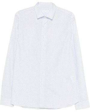 Prada Patterned Shirt - White