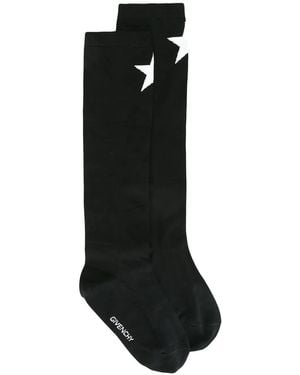 Givenchy Star Print Socks - Black