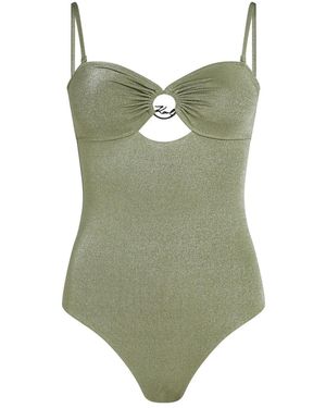 KARL LAGERFELD Costume Intero Con Anello - Verde