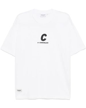 Chocoolate Logo-Print T-Shirt - White