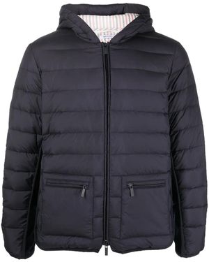 Thom Browne Zip-Front Padded Jacket - Black