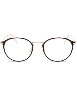 Levi's Gafas Con Montura Redonda - Negro