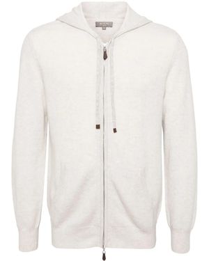 N.Peal Cashmere Ladbroke Cashmere Hoodie - Natural