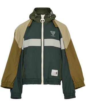 Maison Mihara Yasuhiro Zip-Up Hooded Jacket - Green