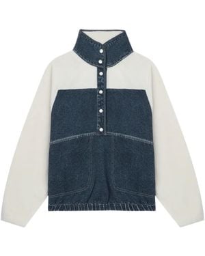 Rag & Bone Miramar Fleece Jacket - Blue