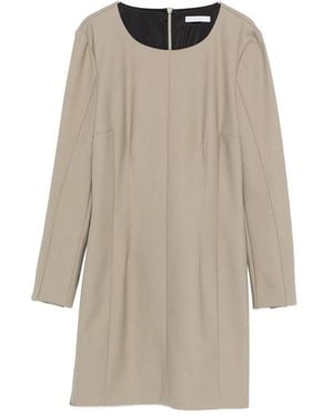 Patrizia Pepe Long sleeve dress - Natur