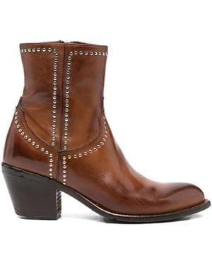 LEMARGO Botas con tacón de 65 mm - Marrón