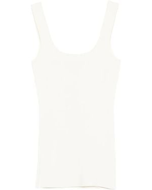 Entire studios Squared-Neck Tank Top - White