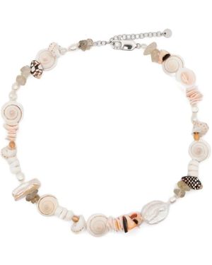 COLLANINE COLORATE Halskette Mit Muschelverzierung - Natur