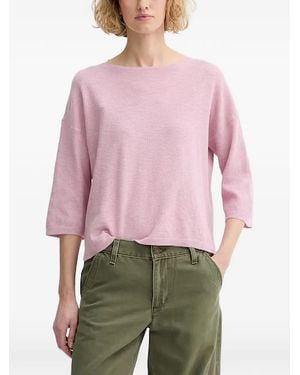 Benetton Boat-Neck Sweater - Red