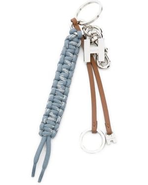 Hogan Leather Keyring - White