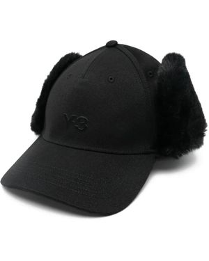 Y-3 Gorra con ribete - Negro