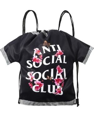 ANTI SOCIAL SOCIAL CLUB Cute Af Rugzak Met Trekkoord En Camouflageprint - Blauw