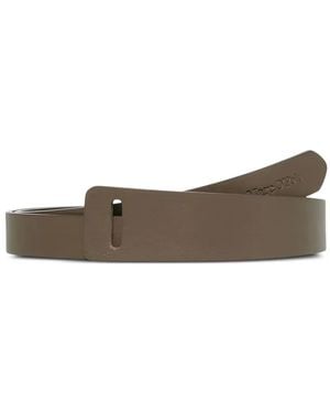 Marc O' Polo Rectangular-Buckle Belt - Brown