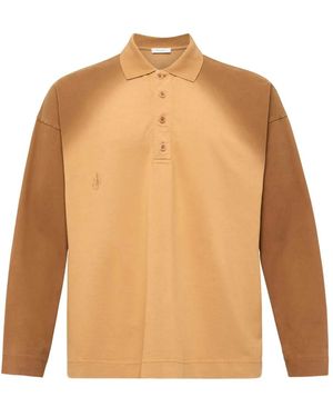 JW Anderson ロングスリーブ ラグビー ポロシャツ - ブラウン