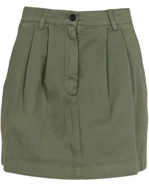 Department 5 Pleated Skirt - Green
