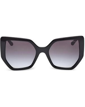 GUESS EYEWEAR Geometric-Frame Sunglasses - Black