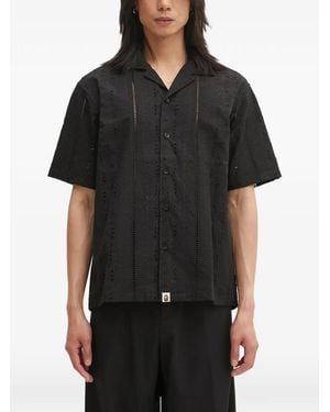 A Bathing Ape Broderie-Anglaise Shirt - Black