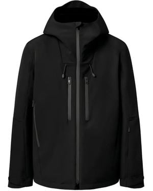 Ecoalf Hooded Zip-Up Jacket - Black