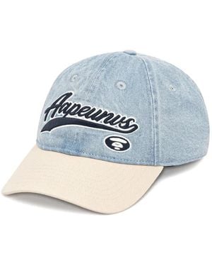 Aape By A Bathing Ape Denim Pet Met Logo - Blauw