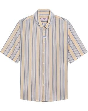 Martine Rose Camisa a rayas - Blanco