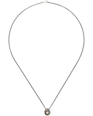 Rosa Maria Collier À Pendentif Ovale - Neutre