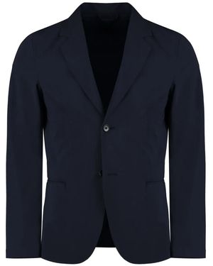 THE (Alphabet) Lapel Welt-Pocket Jacket - Blue
