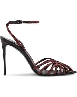 Le Silla Embrace Crystal-Embellished Sandals - White