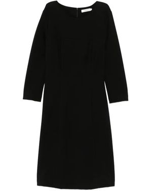Andiata Yonna Long-Sleeve Midi Dress - Black