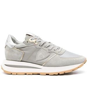 Philippe Model Tropez Haute Lace-Up Sneakers - White