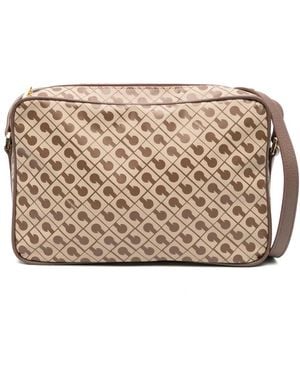Gherardini Pattern-Print Cross Body Bag - Natural